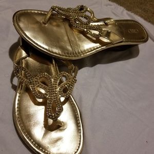 Bling flip flops